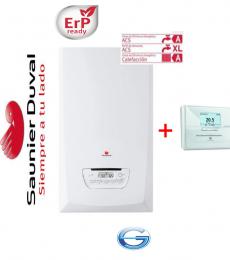 Caldera condensación Saunier Duval Thema Condens F A25 ErP + EXACONTROL E7-RC Caldera Saunier Duval Thema Condens F A25 condensación ErP + EXACONTROL E7-RC
