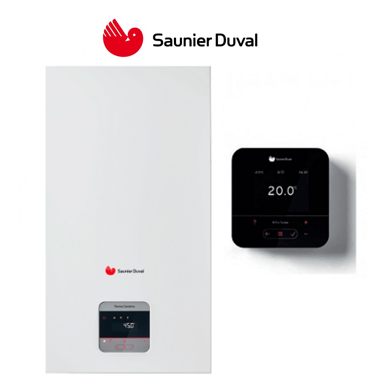 Caldera Saunier Duval Themafast Condens F30 + Termostato Wifi Migo